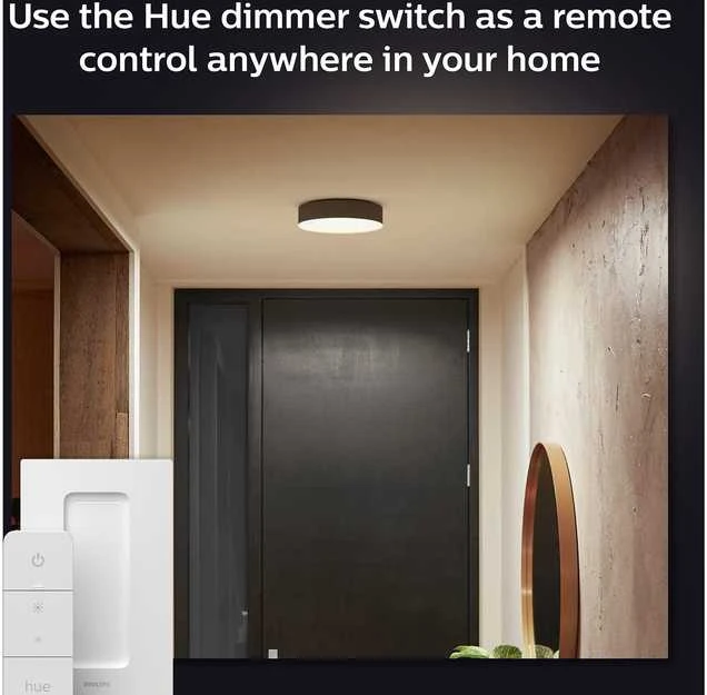 Lubinis šviestuvas Philips Hue Enrave juodas S