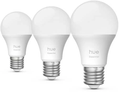 Philips Hue Essential A60 Inteligentna żarówka E27 8W - 3 vnt.