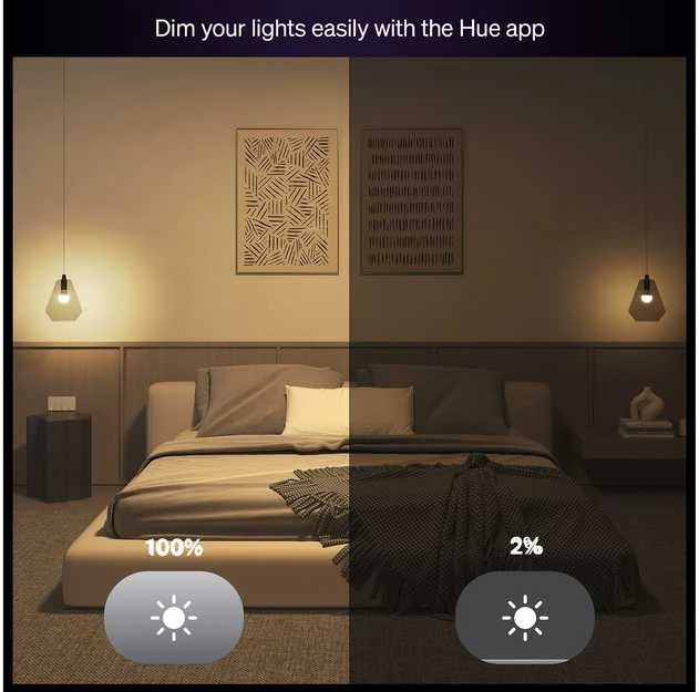 Philips Hue Essential A60 Inteligentna żarówka E27 8W - 3 vnt.