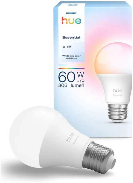 Philips Hue Essential A60 Inteligentna żarówka E27 8W