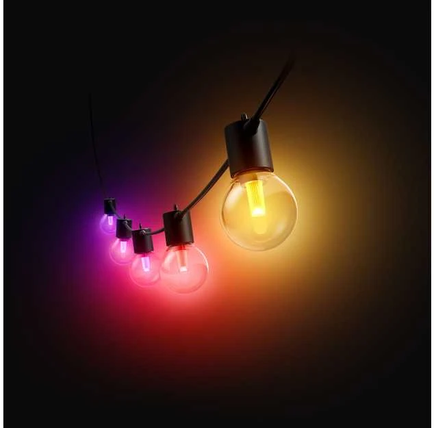 „Philips Hue Festavia Globe“ lauko švieselių pasakos, 21 m | 30 W
