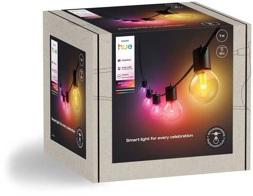 „Philips Hue Festavia Globe“ lauko švieselių pasakos, 7 m | 30 W | „Bluetooth“, „Zigbee“
