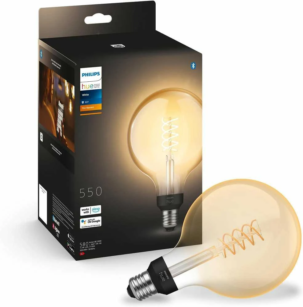 Philips Hue E27 W 7.2W Filament G125