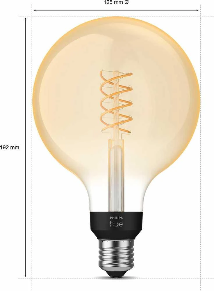 Philips Hue E27 W 7.2W Filament G125