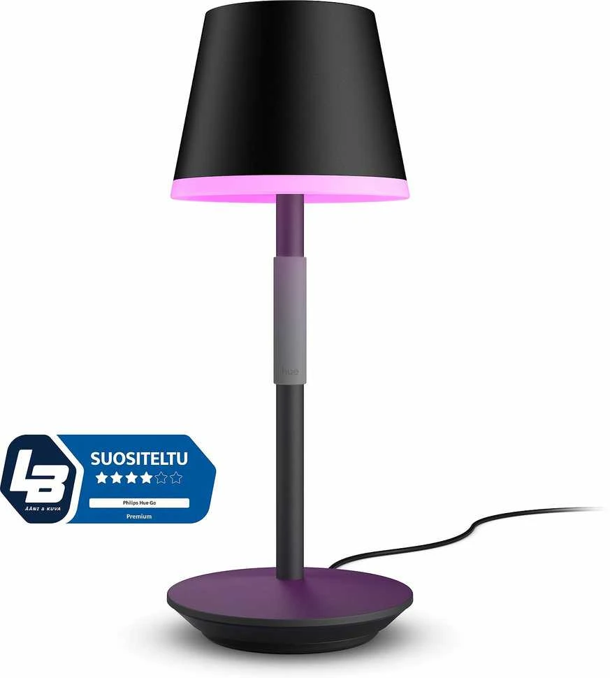 Philips Hue Baltas and colour ambience Nešiojamoji stalo lempa Hue Go