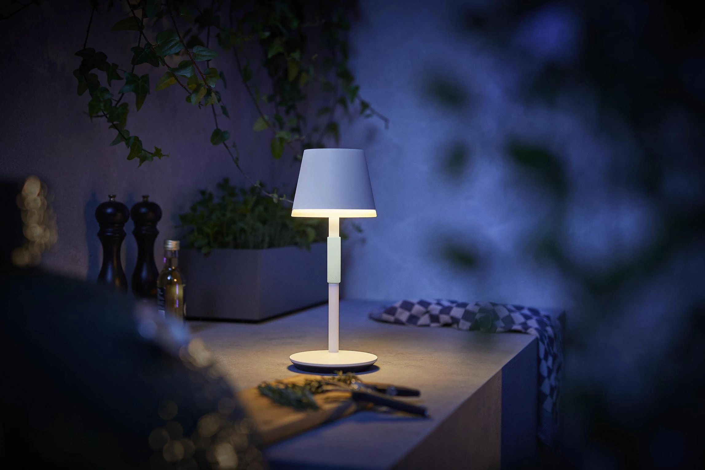 Philips Hue Baltas & Color Ambiance Go nešiojama stalinė lempa balta