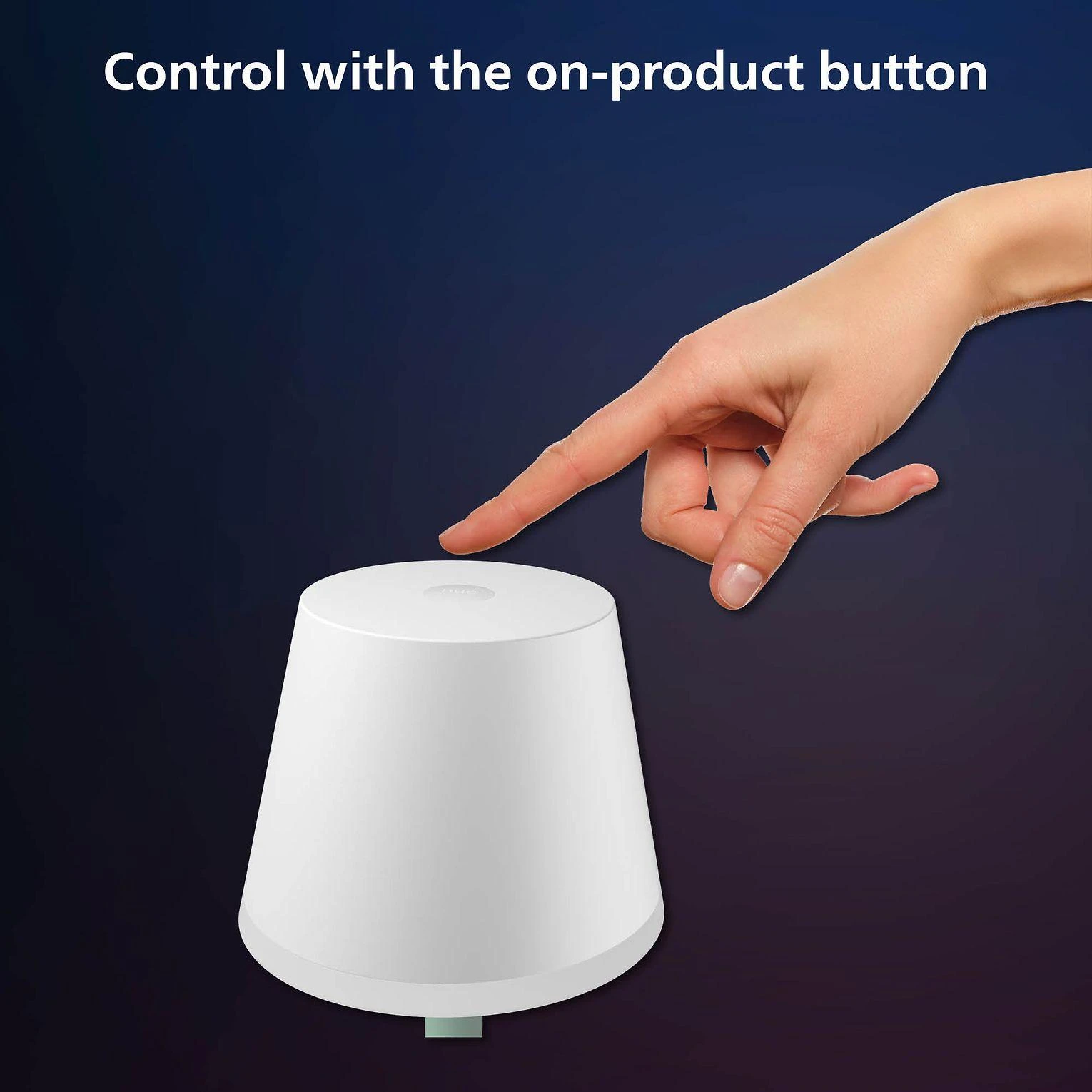 Philips Hue Baltas & Color Ambiance Go nešiojama stalinė lempa balta