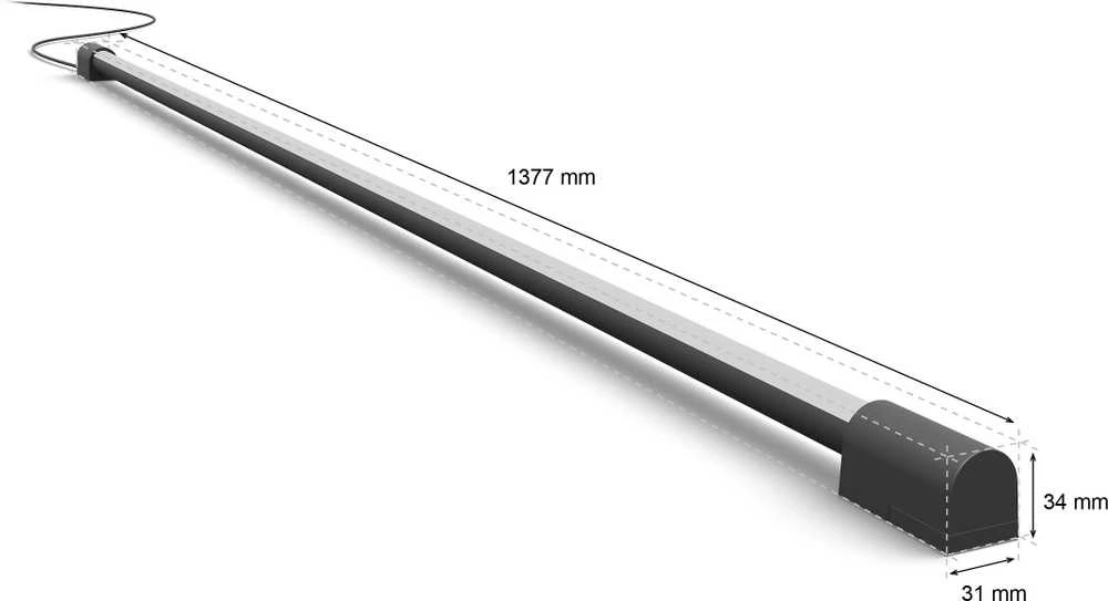Philips Hue Play Gradient Light Tube Juodas 125cm