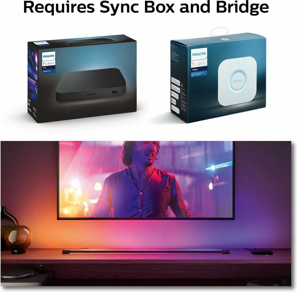 Philips Hue Play Gradient Light Tube Juodas 125cm