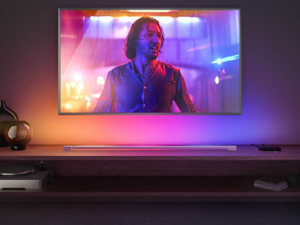 Philips Hue Play Gradient Light Tube 125cm studijinis šviestuvas baltas