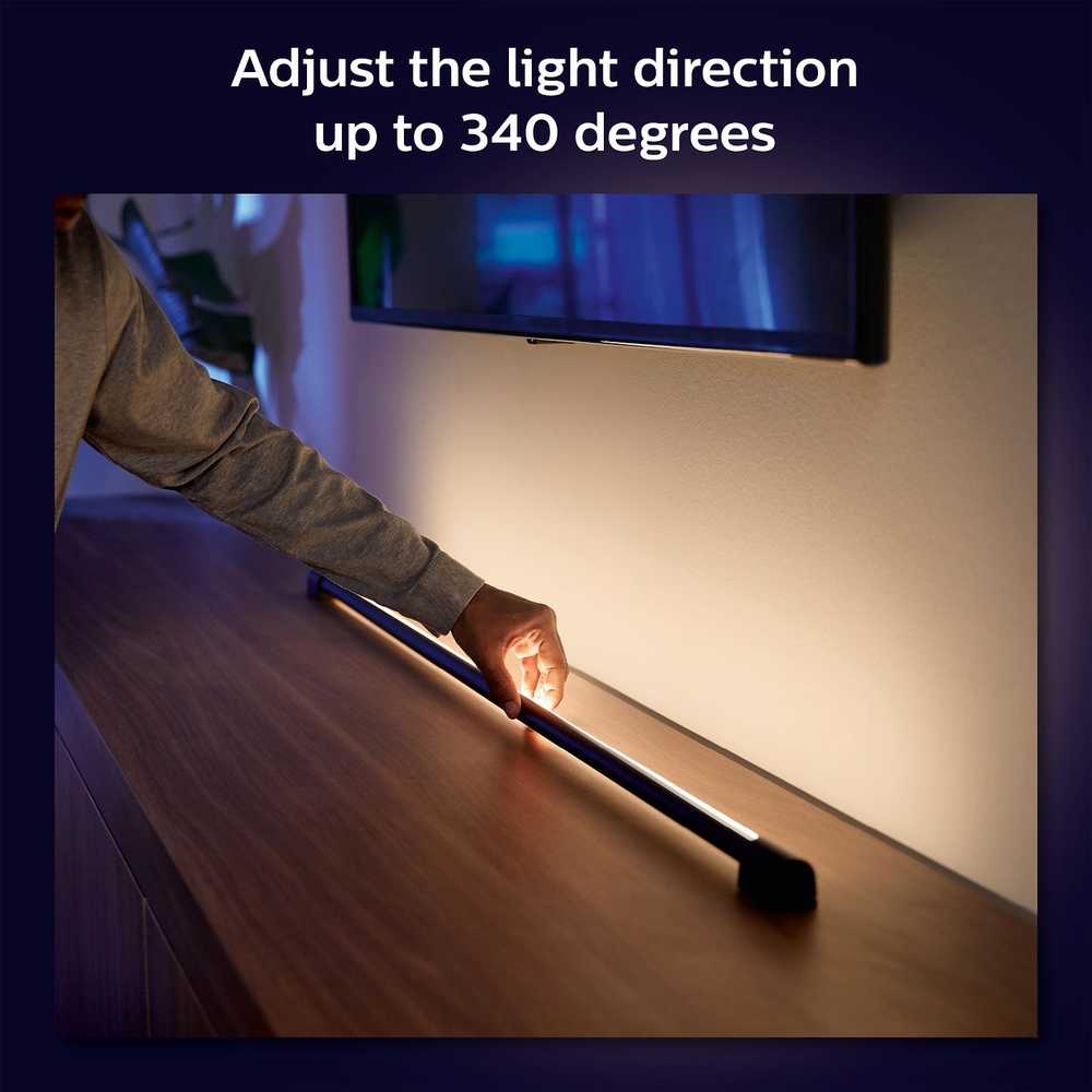 Philips Hue Play Gradient Light Tube 125cm studijinis šviestuvas baltas