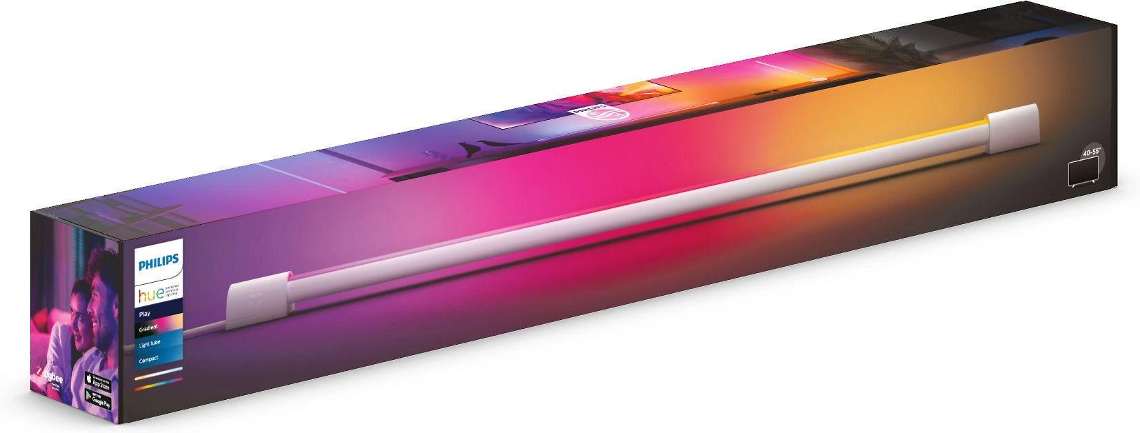 Philips Hue Play gradiento šviesos vamzdis CMP baltas ES/JK