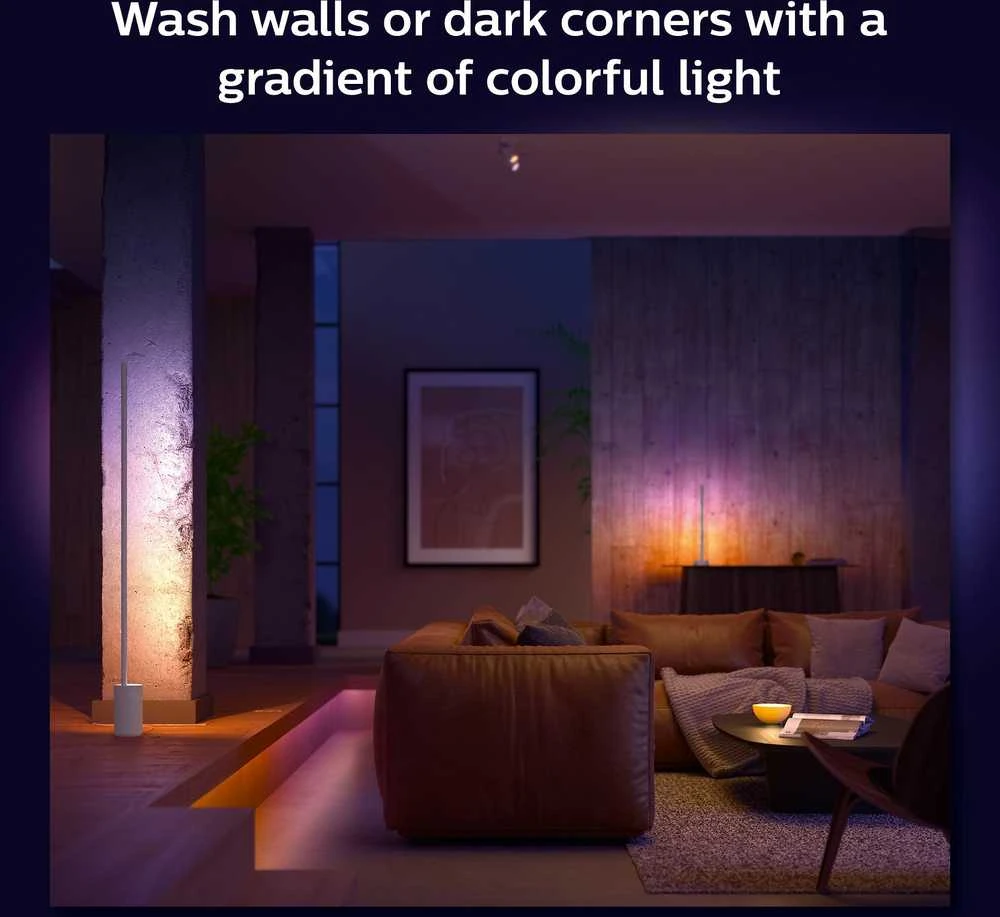 „Philips Hue Gradient Signe“ toršeras | 29 W | Baltas