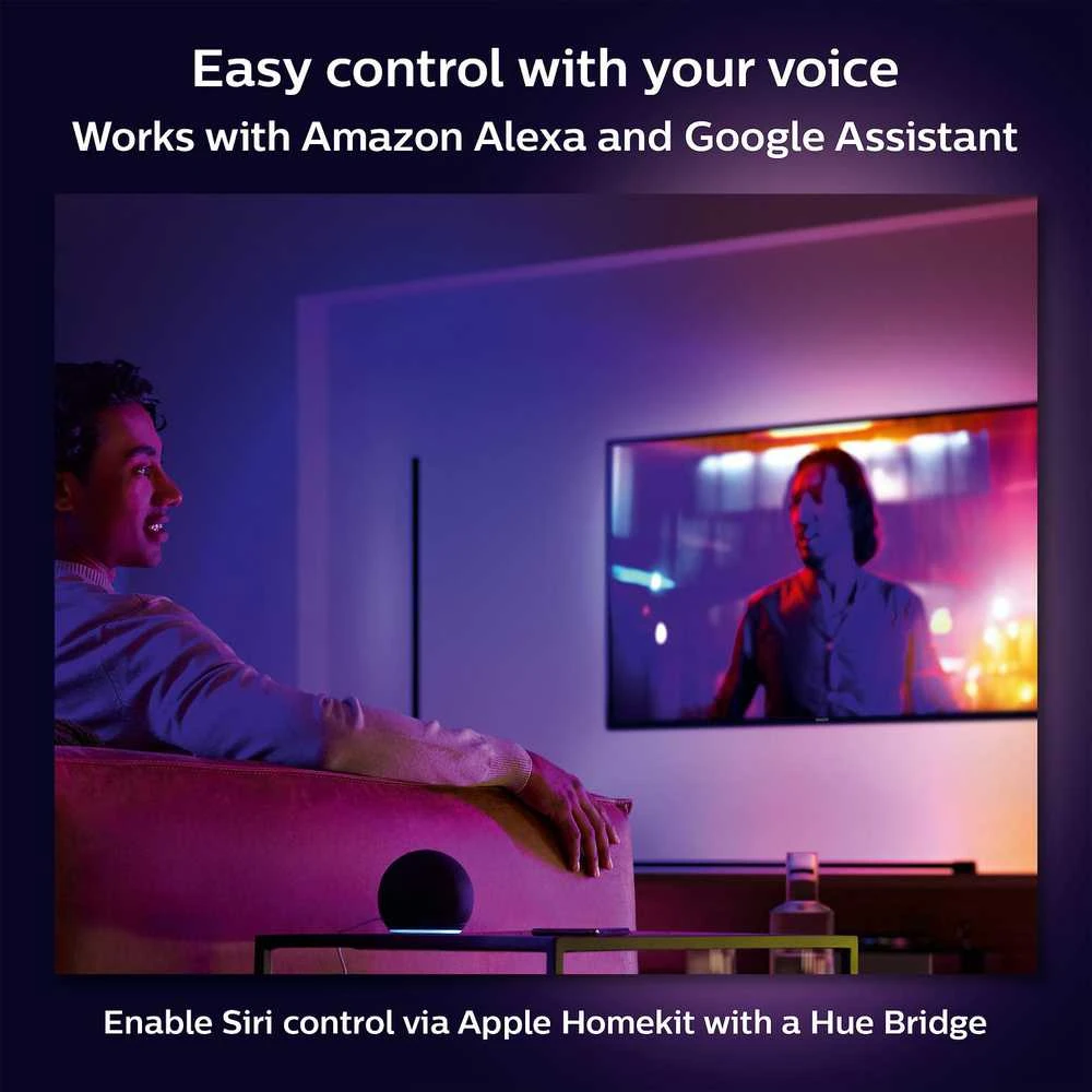 „Philips Hue Gradient Signe“ toršeras | 29 W | Baltas