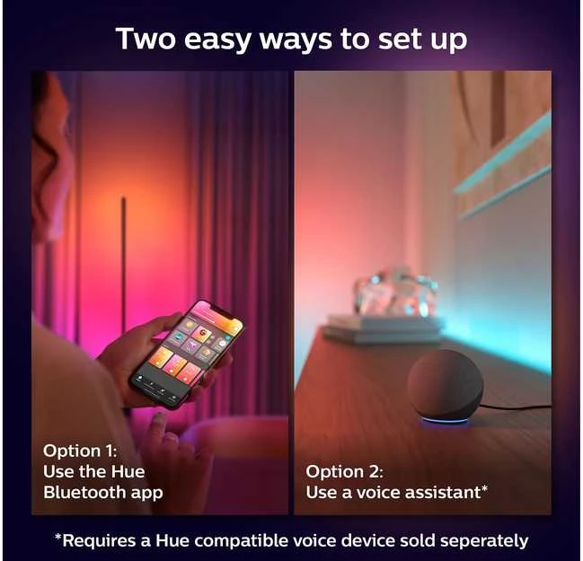 Philips Hue Signe  Stalinis šviestuvas, baltos spalvos