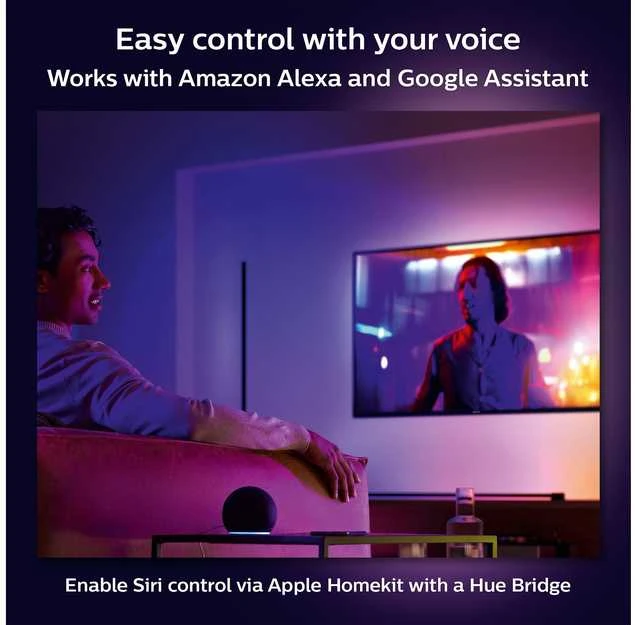 „Philips Hue“ | „Hue Gradient Signe“ toršeras | Juodas | Toršeras