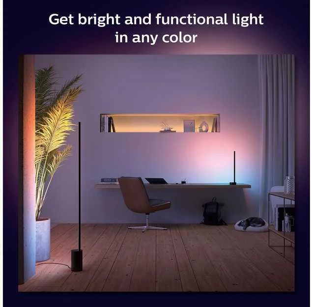 „Philips Hue“ | „Hue Gradient Signe“ toršeras | Juodas | Toršeras