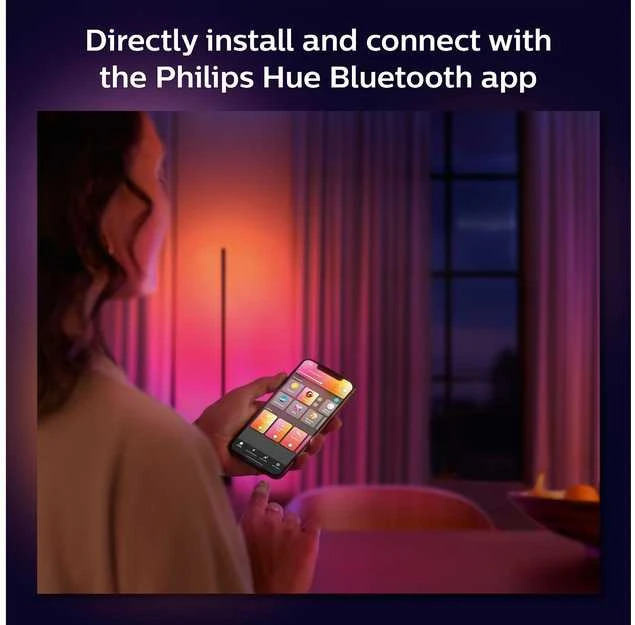 „Philips Hue“ | „Hue Gradient Signe“ toršeras | Juodas | Toršeras