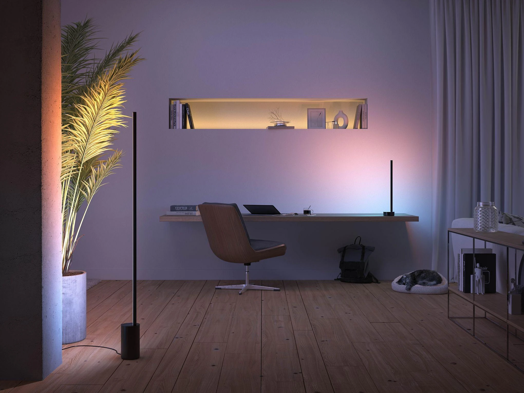 „Philips Hue“ | „Hue Gradient Signe“ toršeras | Juodas | Toršeras