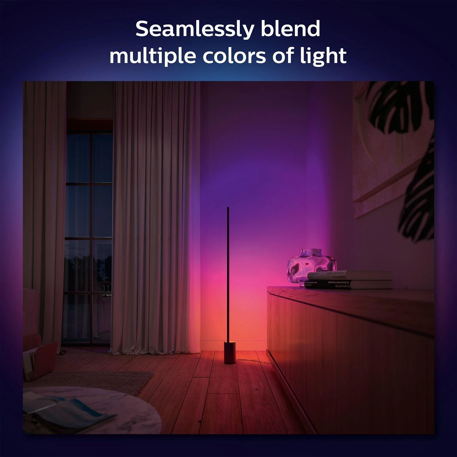 „Philips Hue“ | „Hue Gradient Signe“ toršeras | Juodas | Toršeras