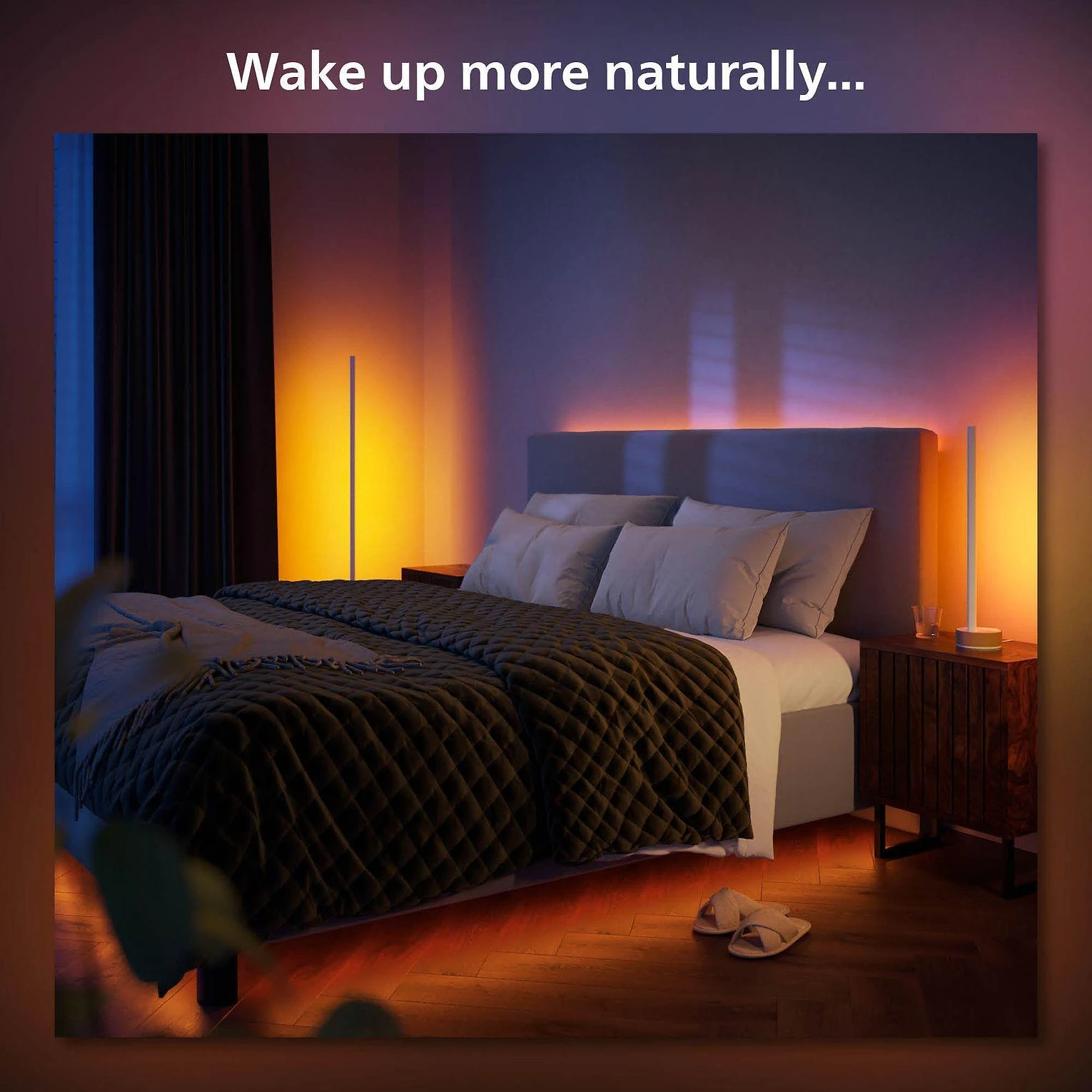 Philips Hue Signe Ąžuolo gradientas | RGBW | grindų