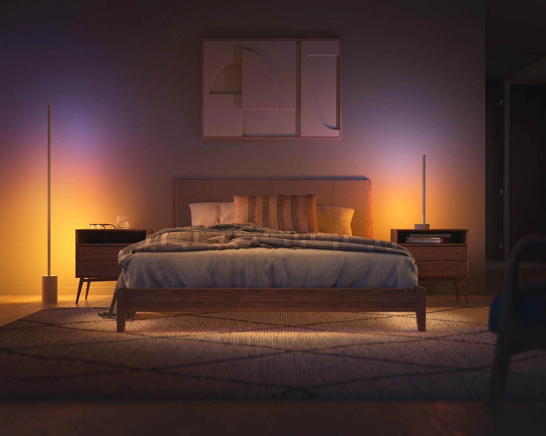 Philips Hue Signe Ąžuolo gradientas | RGBW | grindų