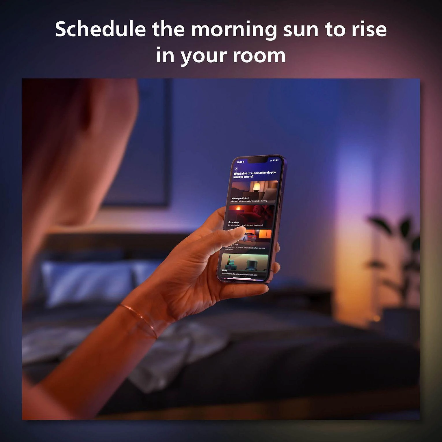 Philips Hue Signe Ąžuolo gradientas | RGBW | grindų
