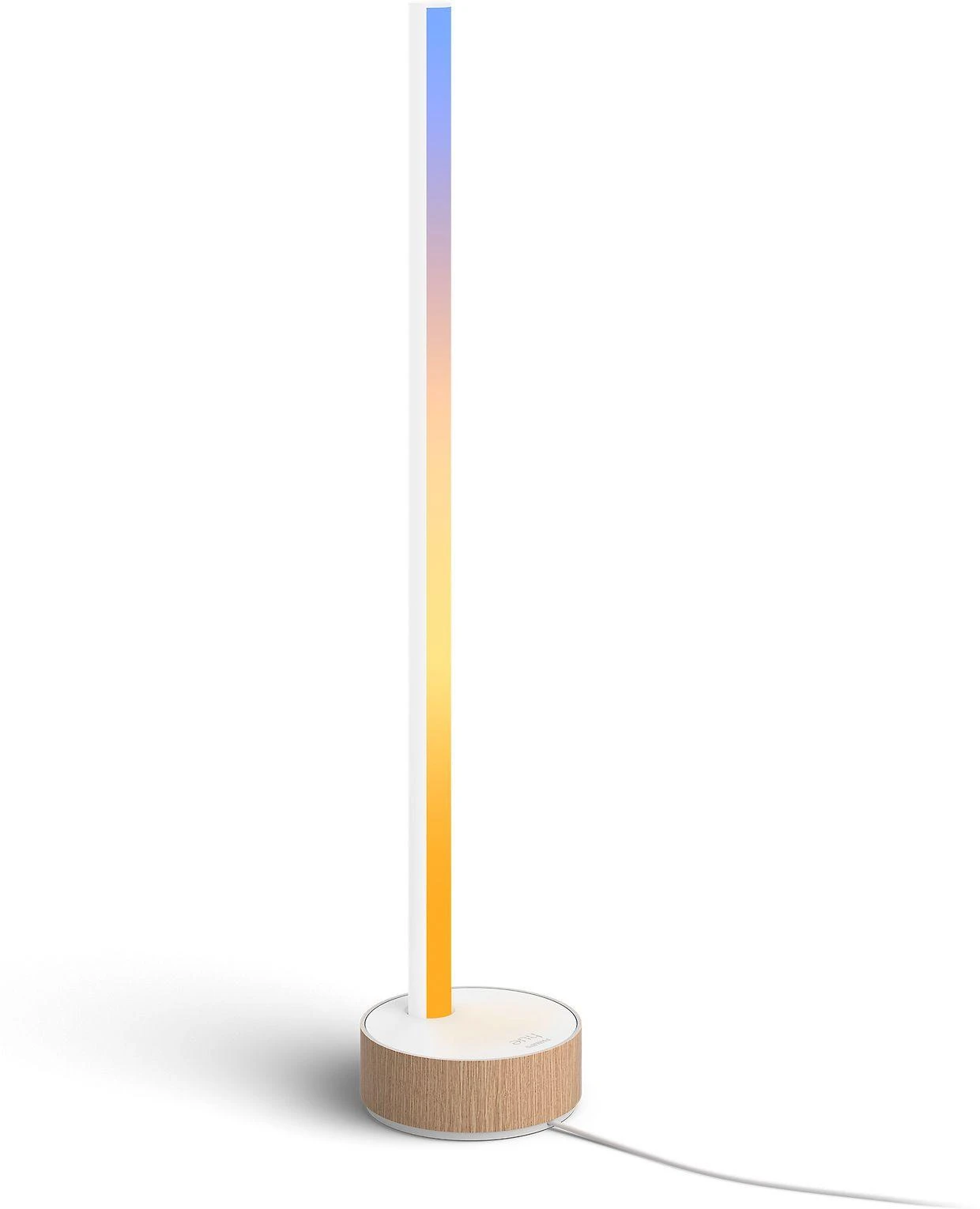 Stalo gradientinis šviestuvas Philips Hue Signe Oak, Baltos spalvos