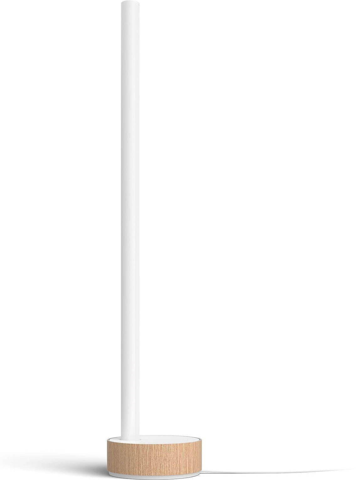 Stalo gradientinis šviestuvas Philips Hue Signe Oak, Baltos spalvos