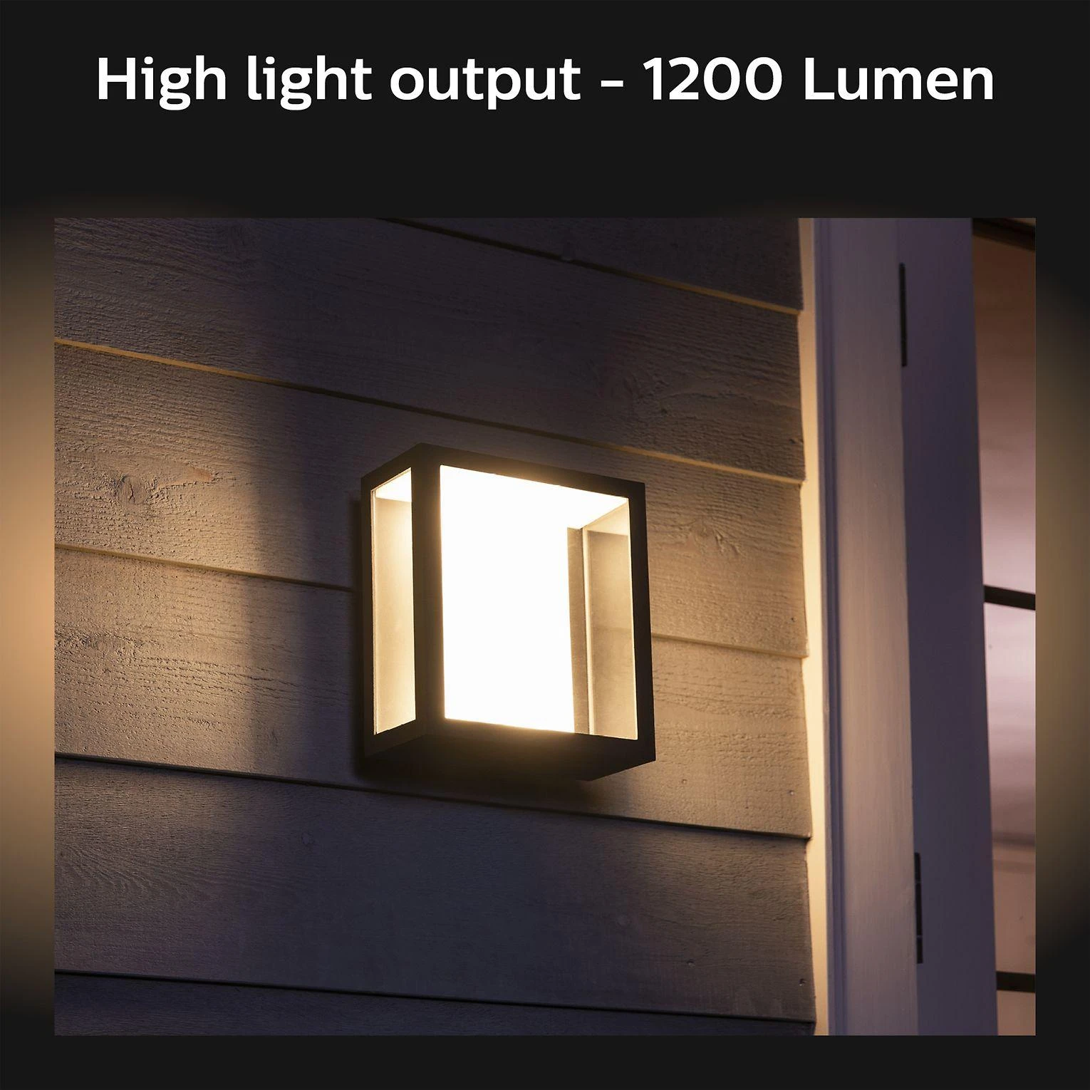 Sieninis šviestuvas Philips Hue Baltas and colour ambience „Impress” sieninis lauko šviestuvas