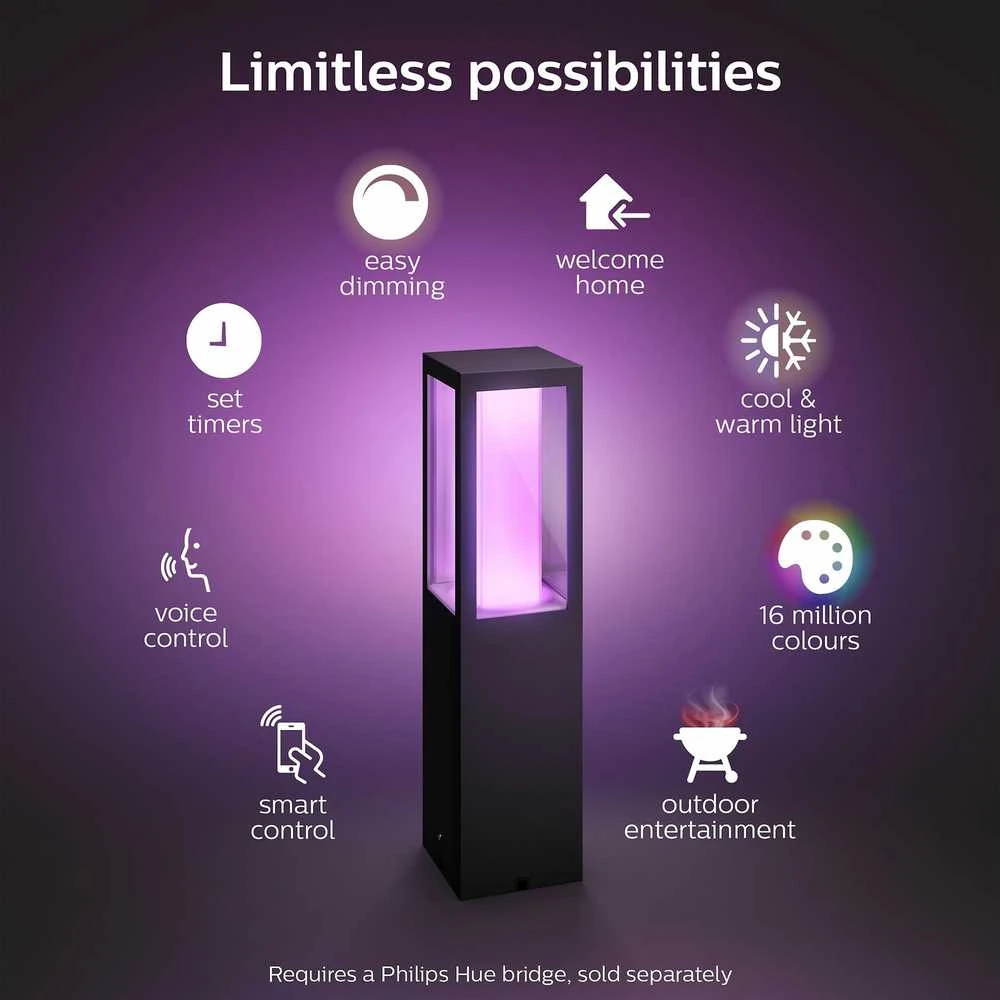Philips Hue Baltas and colour ambience „IMPRESS” ATRAMINIS LAUKO ŠVIESTUVAS
