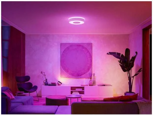 Philips Hue Infuse M lubinis šviestuvas baltas | 33,5 W | Baltas ir spalvų atmosfera 2000-6500 | Bluetooth