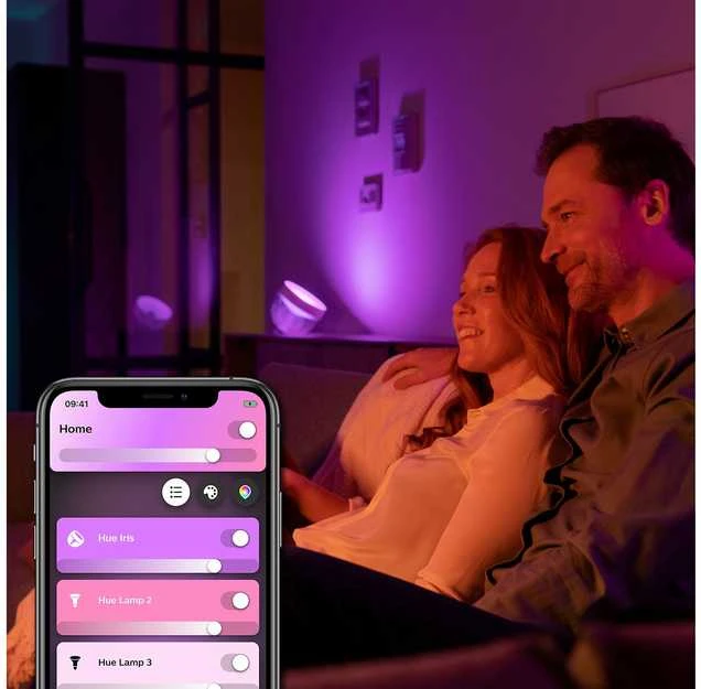 Philips Hue Iris balta ir spalvota išmanioji šviesa, juoda, BT, 570 lm