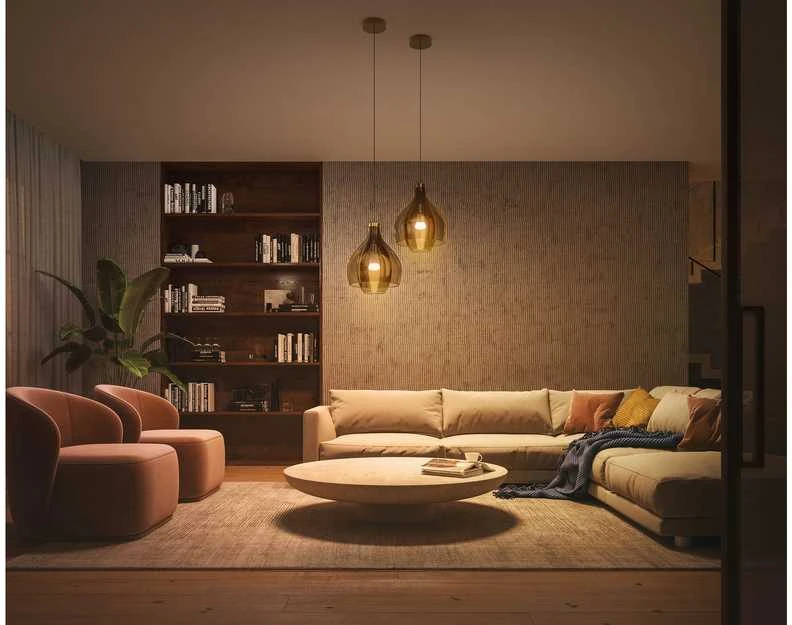 „Philips WA 11W A60 E27“ 2 vnt. pakuotė | E27 | 11 W | Nuo šiltos iki vėsios, balta 2200K–6500K | „Bluetooth“ ir „Zigbee“