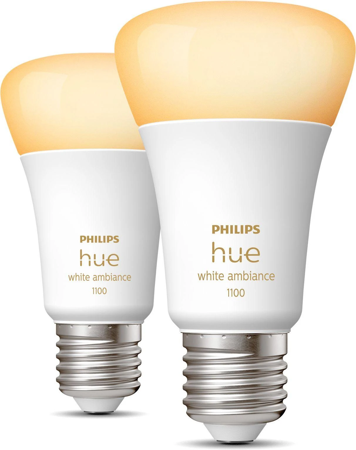 „Philips WA 11W A60 E27“ 2 vnt. pakuotė | E27 | 11 W | Nuo šiltos iki vėsios, balta 2200K–6500K | „Bluetooth“ ir „Zigbee“