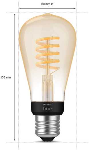 Philips Hue E27 WA 7W Fil ST64