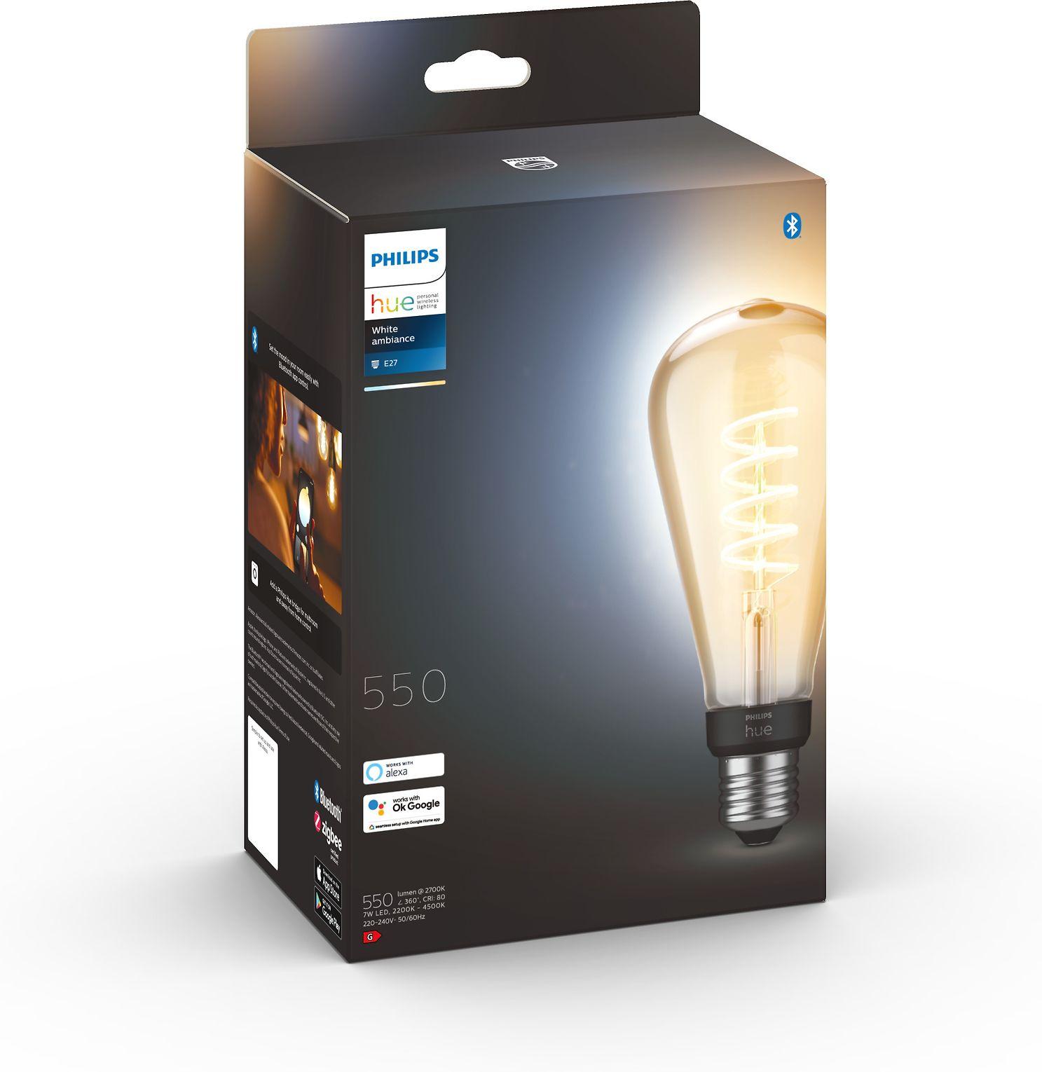 Philips Hue E27 WA 7W Fil ST64