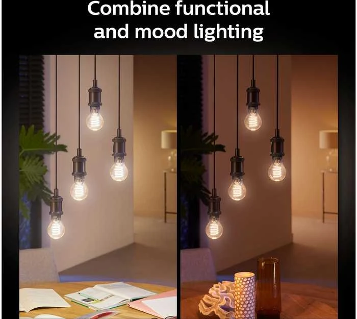 Philips Hue Baltas Ambiance išmanioji LED lemputė 7W E27 Zigbee, Bluetooth
