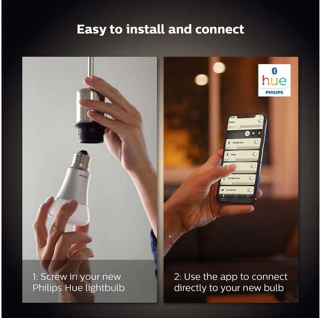 Philips Hue Baltos šviesos E27 lemputė su standartiniu kaitinimo siūlu