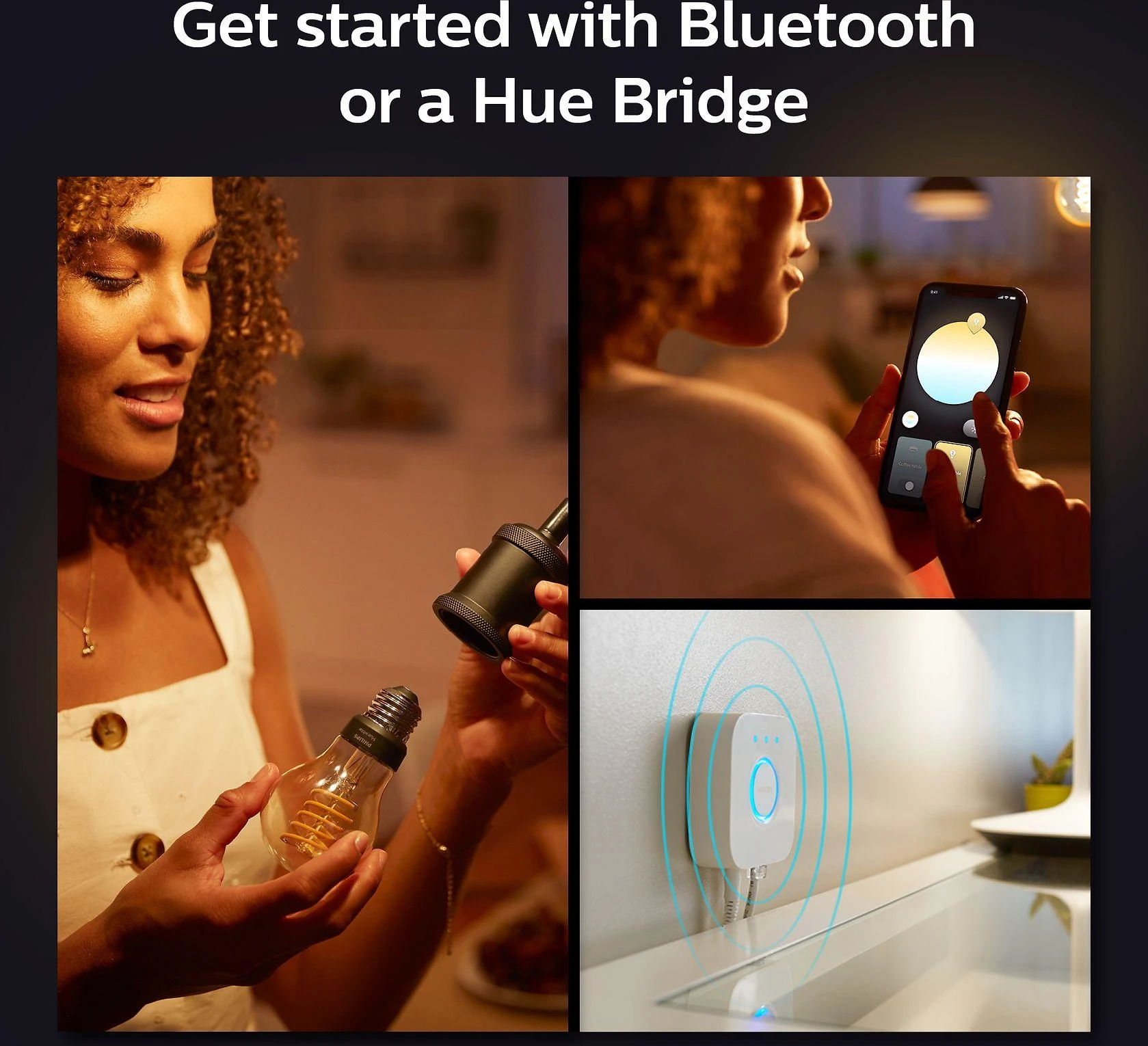 Philips Hue Baltas Ambiance išmanioji LED lemputė 7W E27 Zigbee, Bluetooth
