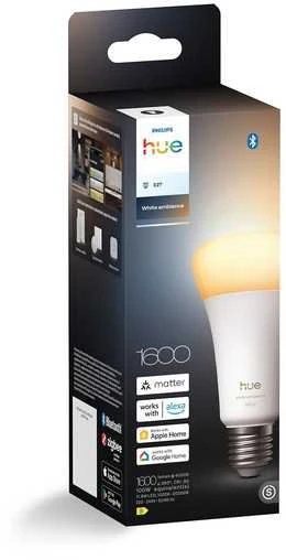 „Philips Hue“ WA 1600 A67 1P EU | E27 | 11,8 W | Baltos ir spalvotos šviesos | „Bluetooth“ ir „Zigbee“
