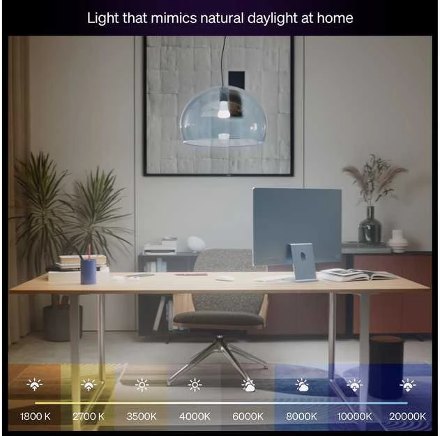 „Philips Hue Baltas“ ir „Color Ambiance“ išmanioji lemputė A60 E27 - 810 | 2 vnt.