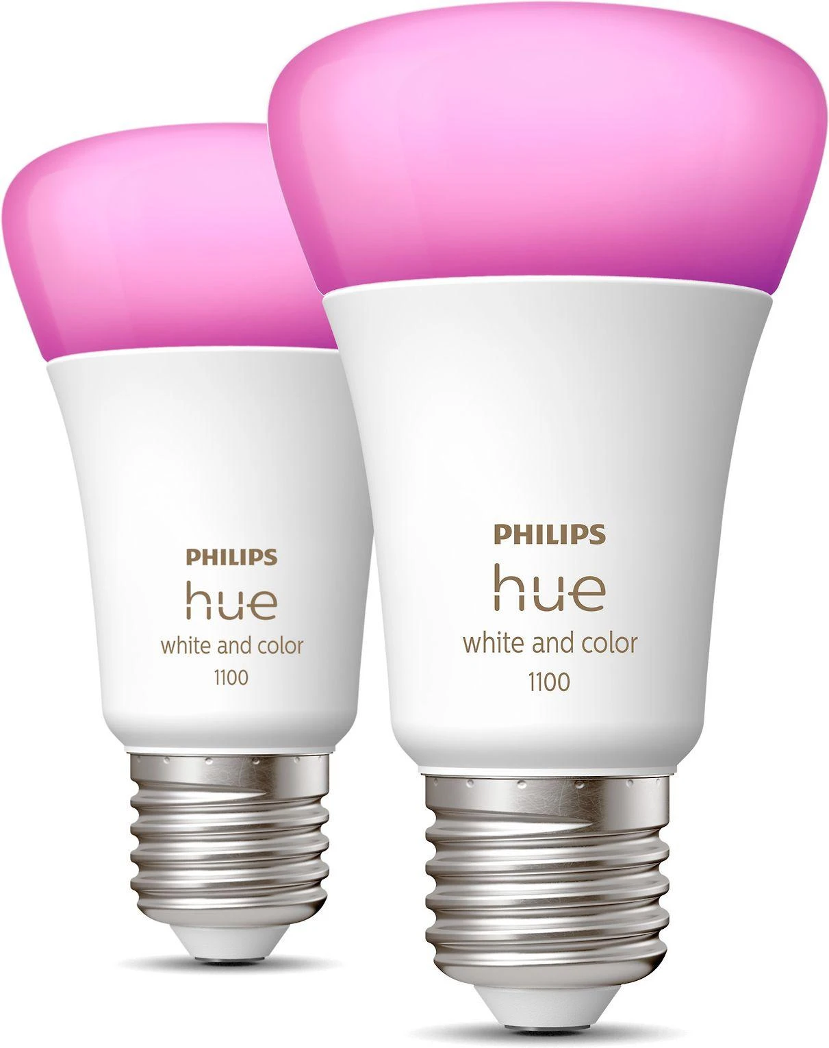 „Philips WCA 11W A60 E27“ 2 vnt. pakuotė | E27 | 11 W | Balta ir spalvota 2000K–6500K +16 milijonų spalvų | „Bluetooth“ ir „Zigbee“