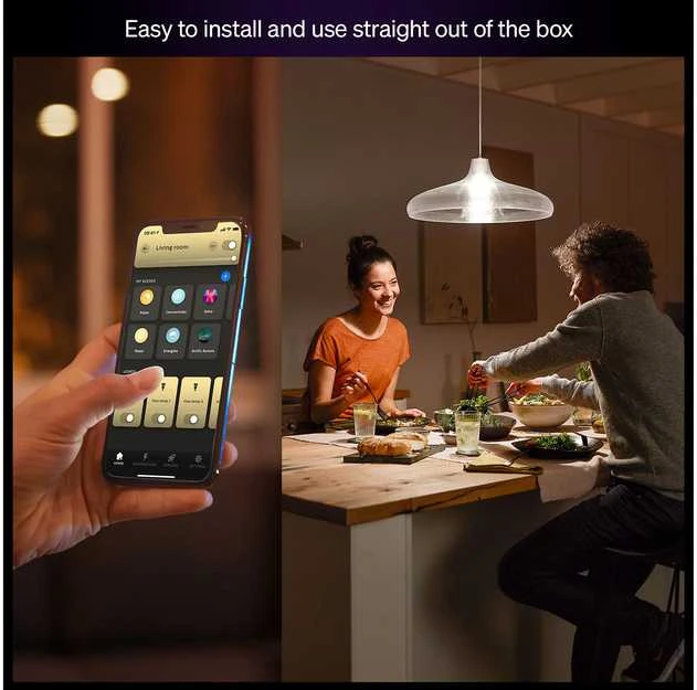 Philips Hue Inteligentna żarówka A60 E27 - 1100 | 2 vnt.