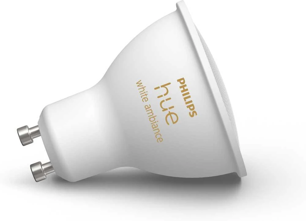 „Philips Hue Baltas Ambiance GU10“ lemputės, 350 lm, pakuotėje