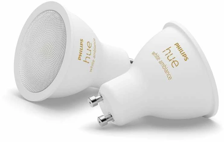 Philips Hue Smart Spotlight, 2 vnt pakuotės | GU10 | 4,2 W | Šiltas iki šaltas baltas lengvas
