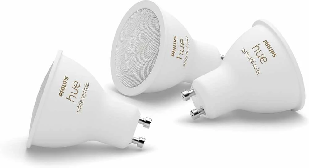 Philips Hue Smart Spotlight, 3vnt pakuotė | GU10 | 4,2 W | Baltas ir spalvota šviesa
