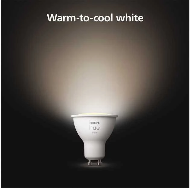 Philips Hue Smart Spotlight | GU10 | 4,2 W | Minkštos šiltos baltos