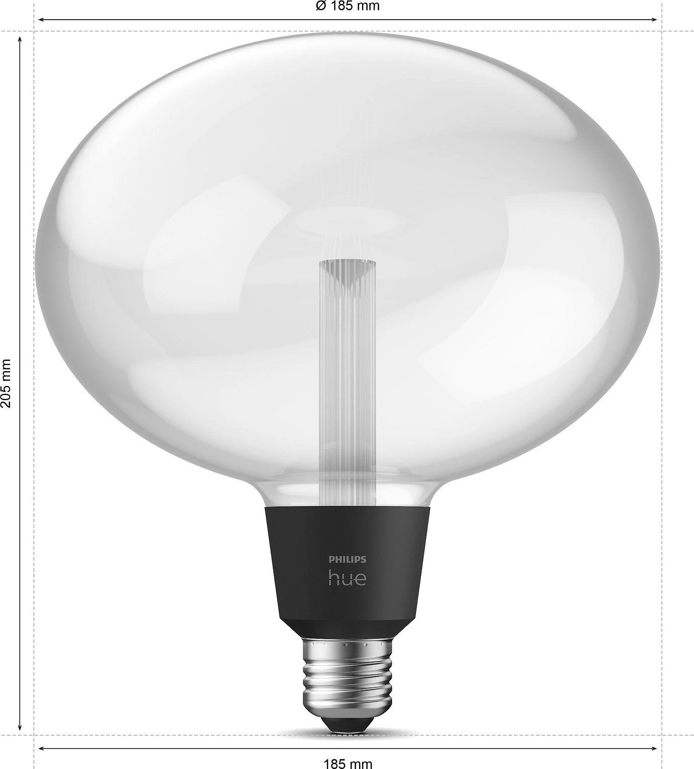 Philips Hue Baltas & Color Ambiance Lightguide Elipsė 500 l, 6,5 W