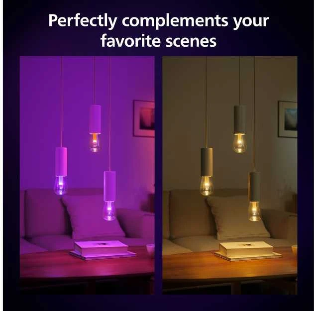 Philips Hue Baltas ir spalvota Ambiance Smart lemputė E27 ST72